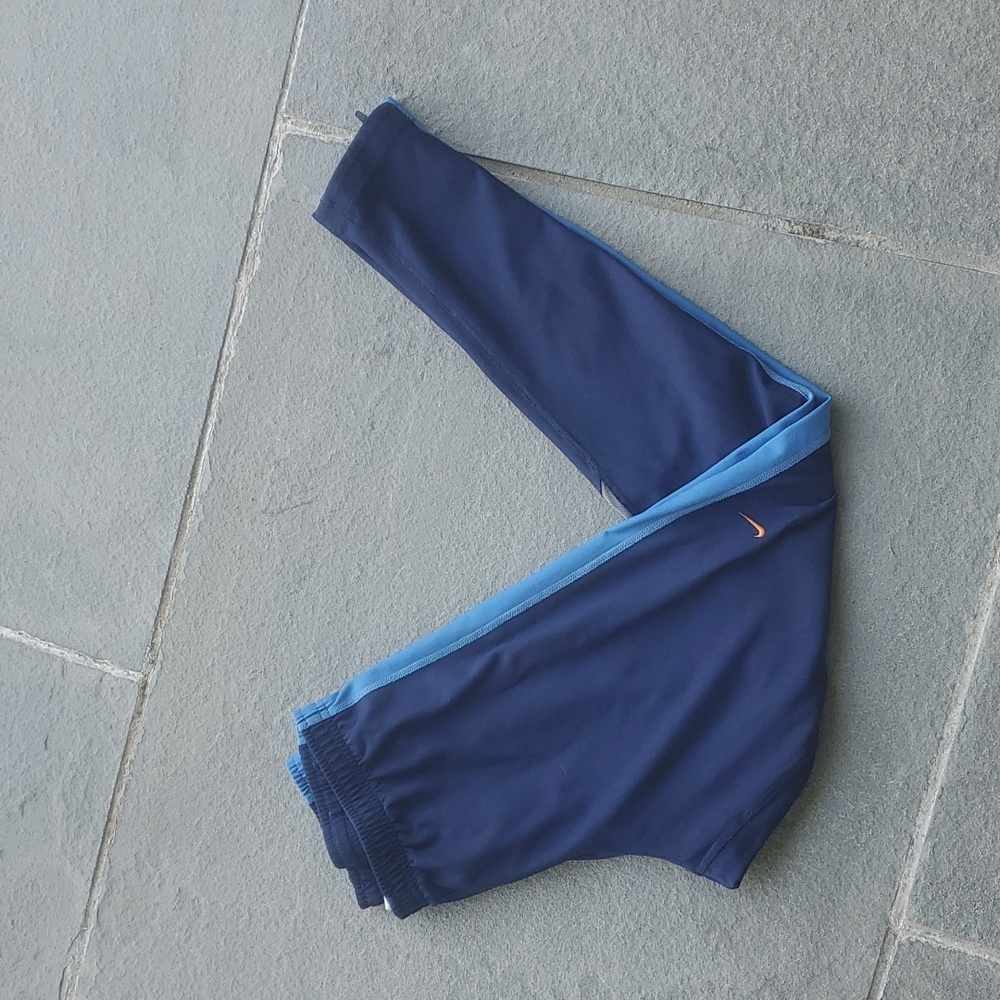 Nike Navy and Light Blue Sweatpants